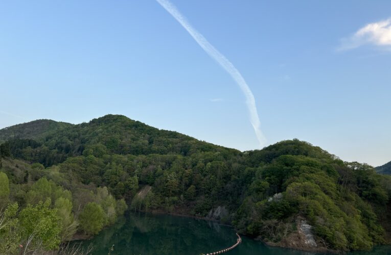 久しぶりにキャンプへいってきました　～下湯ダム、車中泊と野湯での足湯～